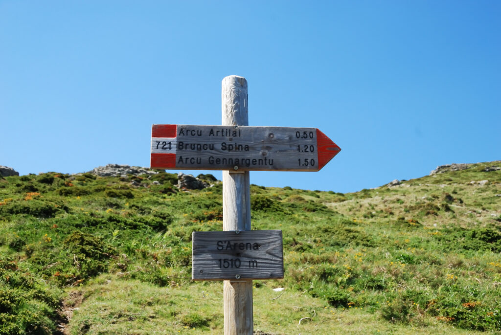 Wegweiser zum Brunco Spina