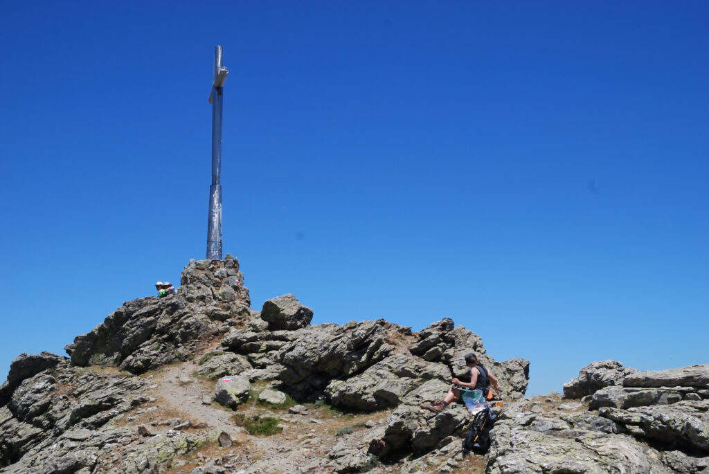 Gipfelkreuz Punta La Marmora