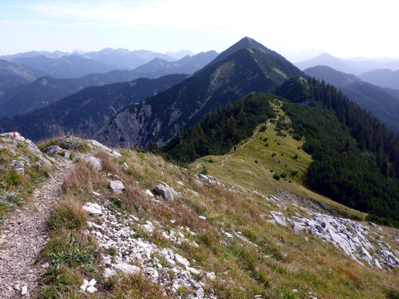 Überschreitung der Blauberge.